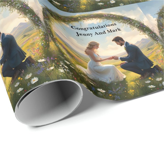 Once Upon A Magical Wedding Proposal,  Wrapping Paper (Roll Corner)