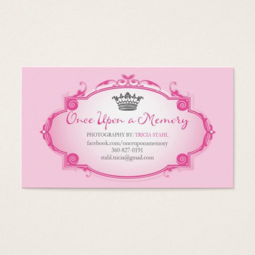 Customizable Once Upon a Memory | Custom Business Cards