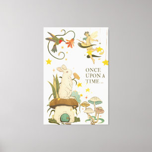 Once Upon a Time: A Fairy Tale Canvas Print