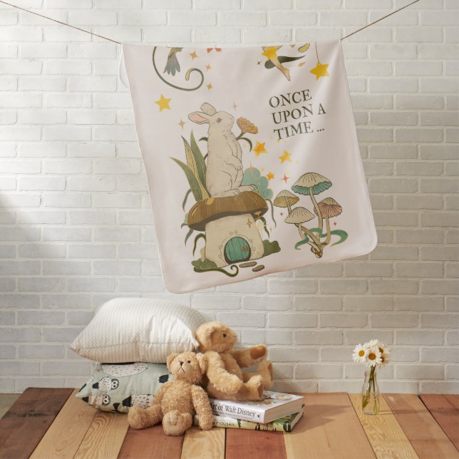 Once Upon a Time: A Fairy Tale Kids  Baby Blanket (In Situ)