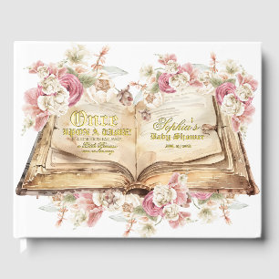 Once Upon A Time Baby Shower Foil Guest Book