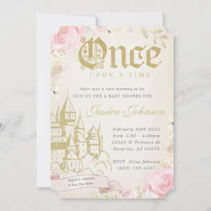 Once Upon A Time Baby Shower Invitation