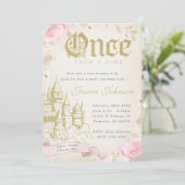 Once Upon A Time Baby Shower Invitation (Standing Front)