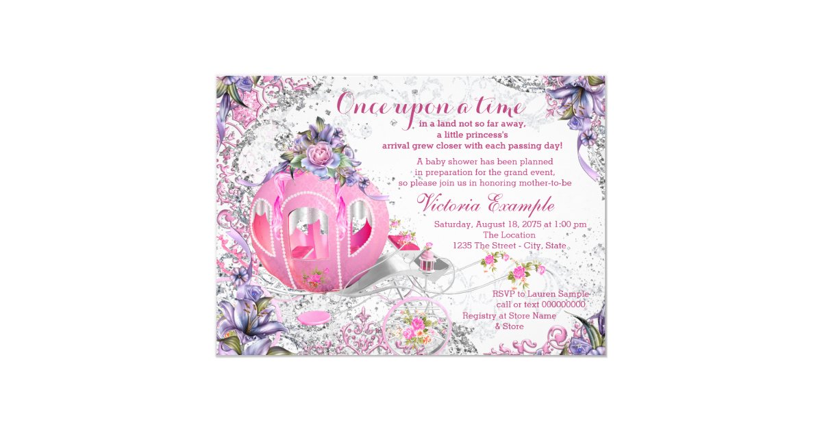 Once Upon A Time Baby Shower Invitation Zazzle Com