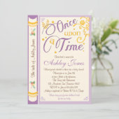 Once Upon A Time Baby Shower Invitation Fairy Tale (Standing Front)
