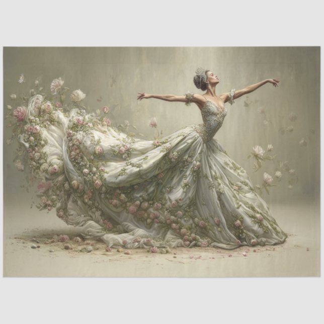 Once upon a Time Ballerina  Tissue Paper (Front)