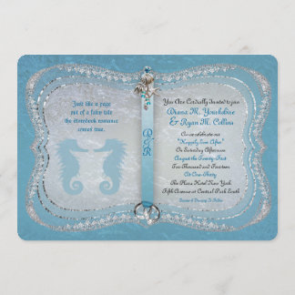 Once Upon A Time Beach Wedding Invitation