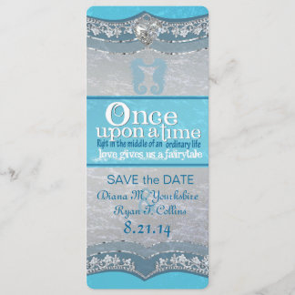 Once Upon A Time Beach Wedding Save the Date