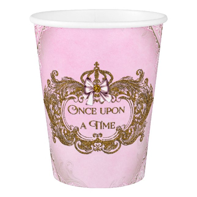 Once Upon A time Birthday Party Paper Cup (Front)