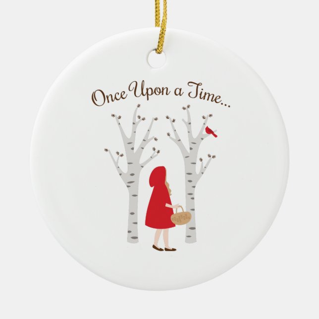 Once Upon A Time Ceramic Ornament (Front)