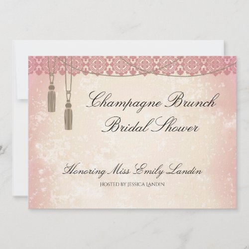 Once Upon a Time Champagne Brunch Bridal Shower Invitation