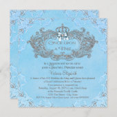 Once Upon a Time Cinderella Princess Birthday Invitation (Front/Back)