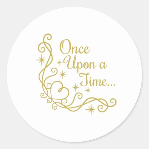 Once Upon A Time Classic Round Sticker