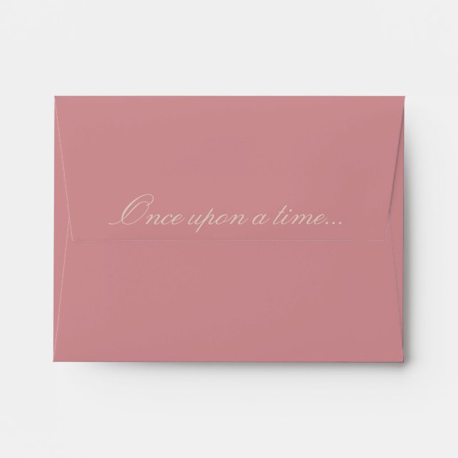 Once Upon a Time Envelope (Back (Top Flap))