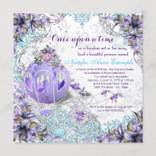 Once Upon a Time Fairy Tale Birthday Party Invitation