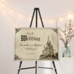 Once Upon a Time Fairy Tale Castle Wedding Welcome Foam Board