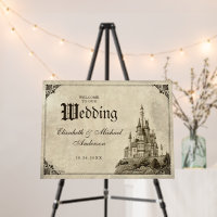 Once Upon a Time Fairy Tale Castle Wedding Welcome