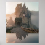 Once Upon A Time Fairy Tale Fantasy Castle Poster at Zazzle