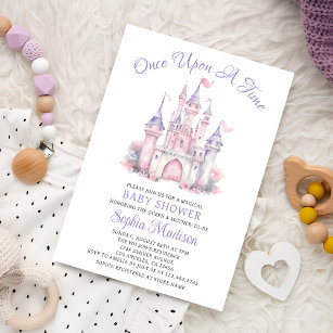 Once upon a time baby best sale shower invitations