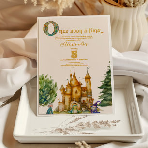 Once Upon a Time Fairytale Birthday Invitation