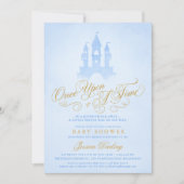 Once Upon A Time Fairytale Castle Boy Baby Shower Invitation (Front)