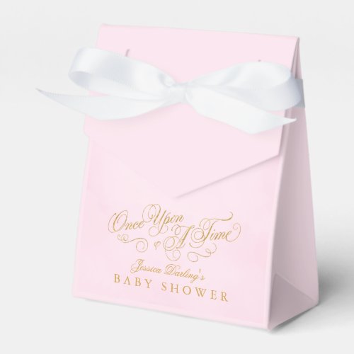 Once Upon A Time Fairytale Castle Girl Baby Shower Favor Boxes