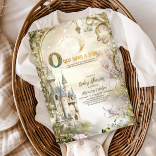 Once Upon a Time Fairytale Castle Invitation