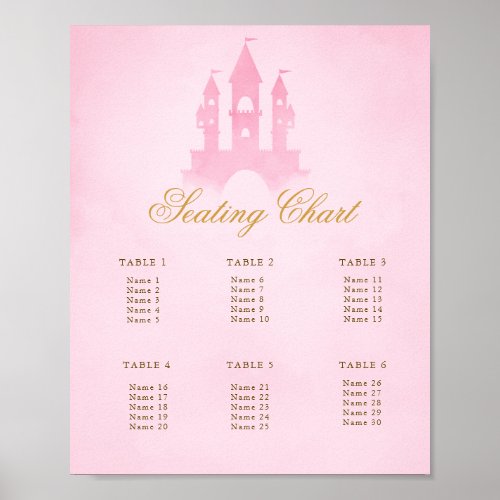 Once Upon A Time Fairytale Castle Seating Chart