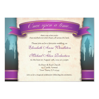 Blush Pink And Gold Wedding Invitation Fairy Tale Wedding