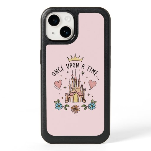 "Once Upon A Time" Hand Drawn Princess Castle OtterBox iPhone 14 Case