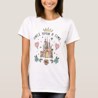 "Once Upon A Time" Hand Drawn Princess Castle