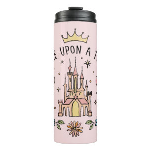 "Once Upon A Time" Hand Drawn Princess Castle Thermal Tumbler