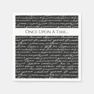 Once Upon A Time Handwritten Story Writer Fun Napkins
