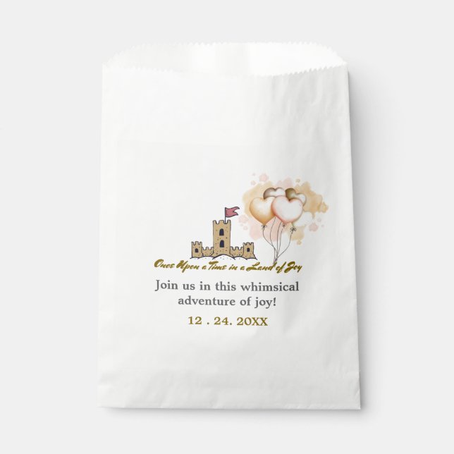 Once Upon a Time in a Land of Joy Favor Bag (Front)