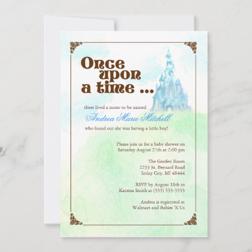 Once Upon a Time Invitation