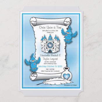 Once Upon A Time Invitation by HeeHeeCreations at Zazzle