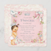 Once Upon a Time Little Princess Baby Shower Invitation (Front/Back)