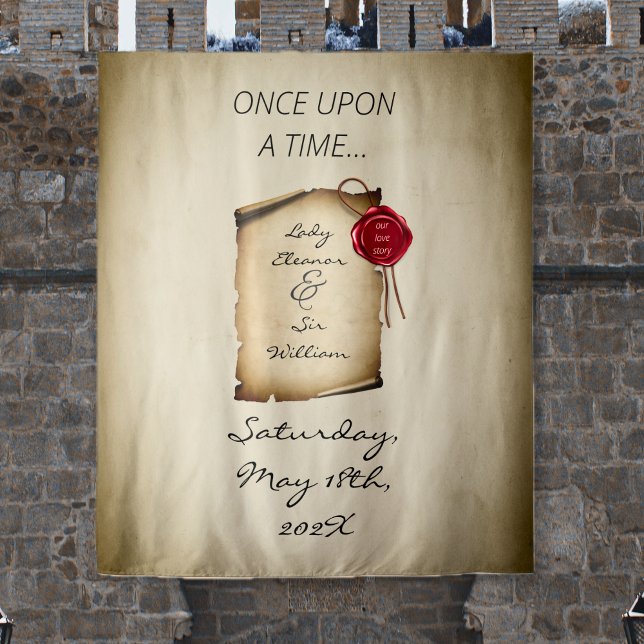 Once Upon A Time Medieval Dark Romantic Backdrop (Once Upon A Time Medieval Photo Backdrop
)