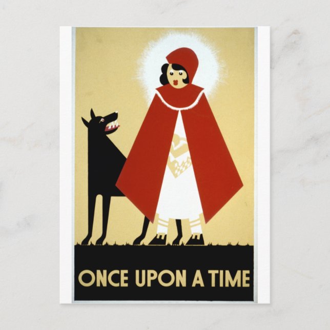 Once upon a time postcard (Front)