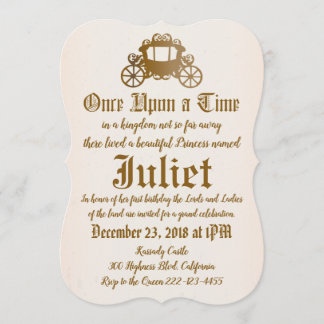 Once Upon a Time - Princes Invitation