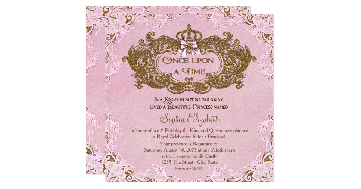 Once upon a time card pdf