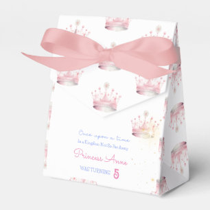Once upon a time, Princess Birthday Favor Boxes