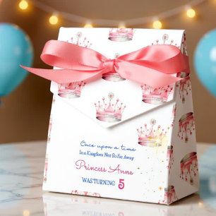 Once upon a time, Princess Birthday Favor Boxes