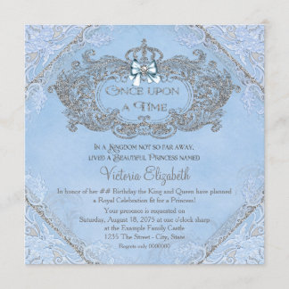 Once Upon a Time Princess Birthday Invitation