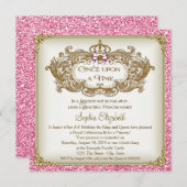 Once Upon a Time Princess Birthday Party Invitation (Front/Back)