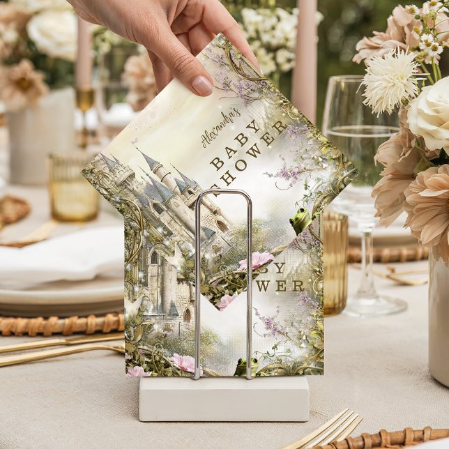 Once Upon a Time Princess Castle Baby Shower Napkins (Creator Uploaded)