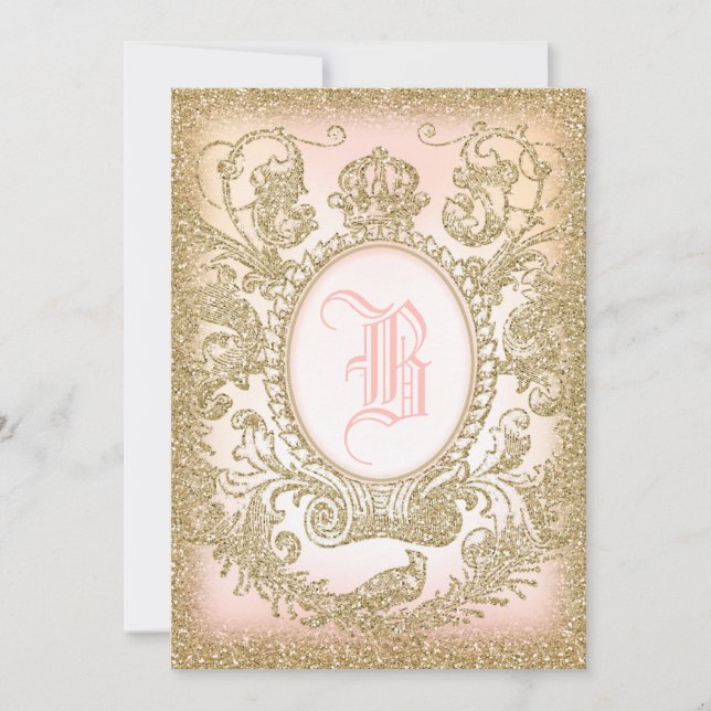 Once Upon a Time Princess Invitation (Front)