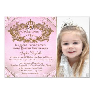 Once Upon a Time Princess Photo Birthday Party