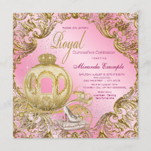 Once Upon a Time Princess Quinceañera Invitation