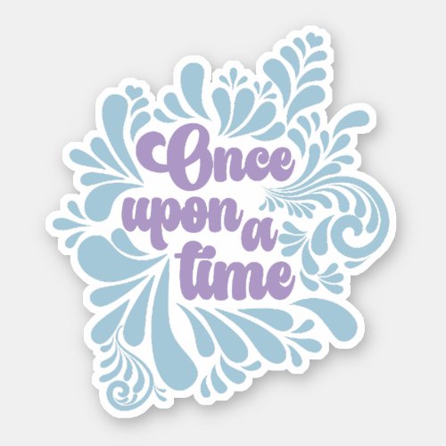 Once Upon A Time Retro Sticker